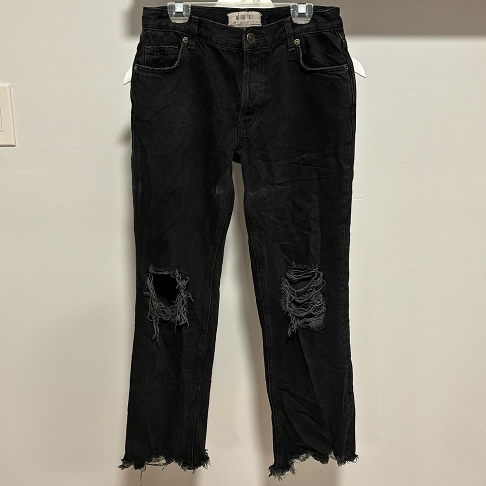 We The Free/Free People straight leg jeans.